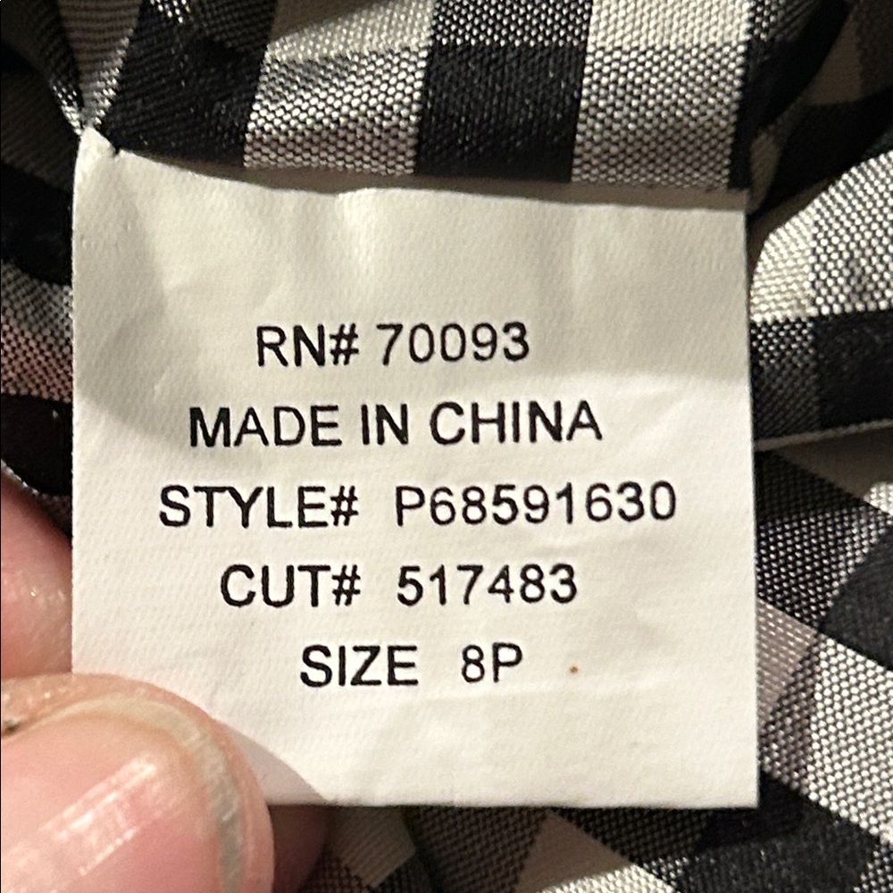 Harris Wallace Black Silk Reversible Jacket Size 8P - Picture 15 of 16